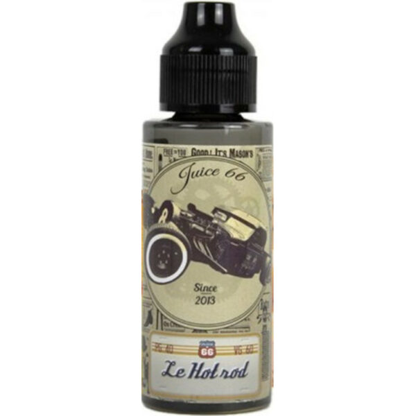 Découvrez la vape sophistiquée avec Le Hot Rod de Juice 66. Un e-liquide au biscuit beurré, caramel fondant, noix de pécan croquantes et vanille onctueuse. Un pur délice pour les amateurs de saveurs intenses.