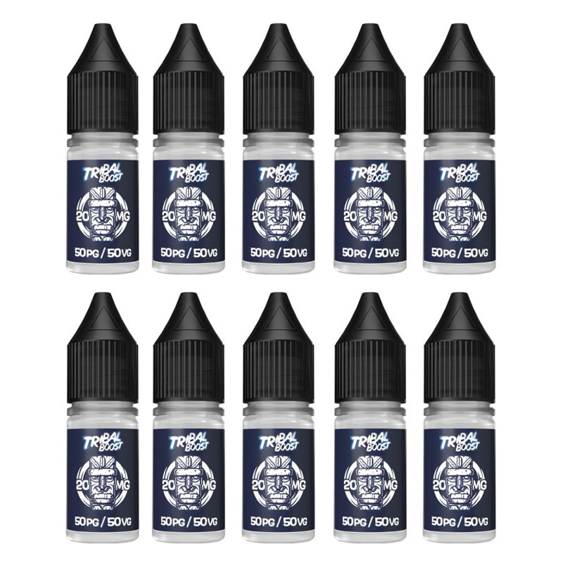 Pack Boosters de Nicotine 50/50 Tribal Force: Taux de Nicotine 20 mg/ml