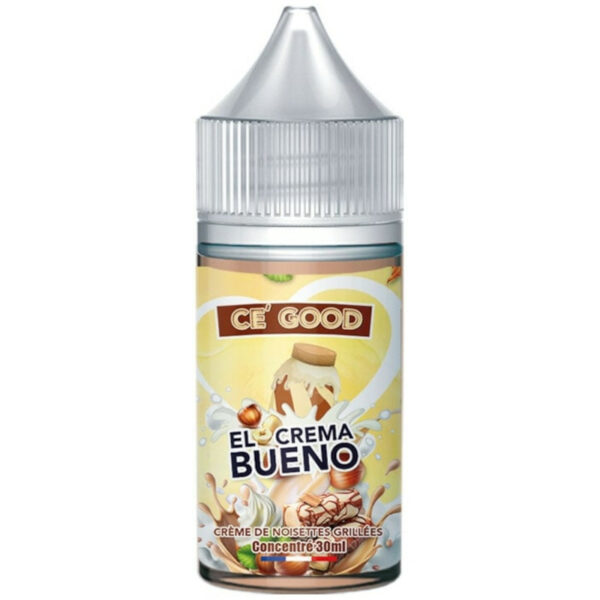 Concentré El Crema Bueno | Noisettes grillées - Chocolat - Crème | CE'GOOD | 30 ml