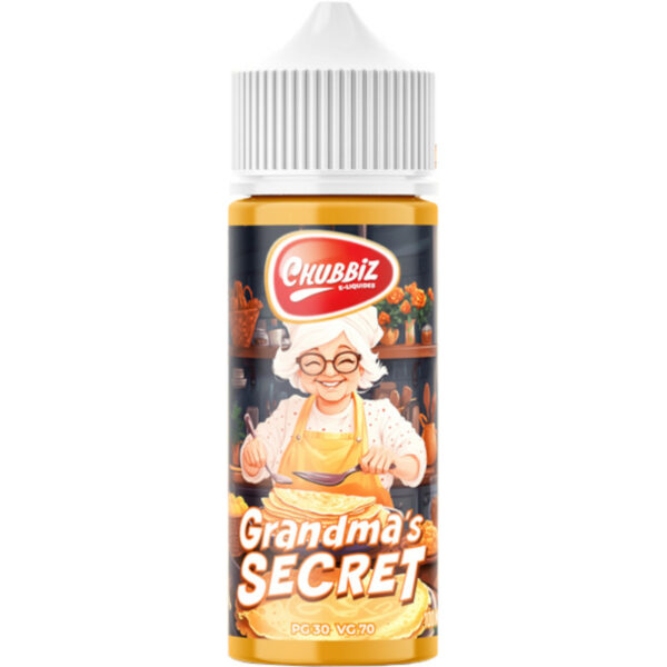 Découvrez Grandma’s Secret, l'e-liquide gourmand qui vous fera fondre de plaisir ! Plongez dans l'univers réconfortant des recettes d'antan avec Mixup Labs.