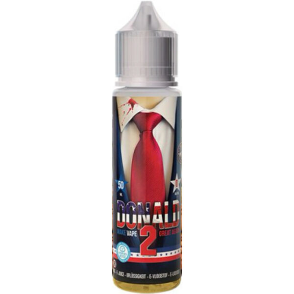 Découvrez Le Donald V2 de Swoke, la vape gourmande par excellence ! Une crème vanille, une glace pécan et une touche de praline : plongez dans un tourbillon de saveurs irrésistibles.