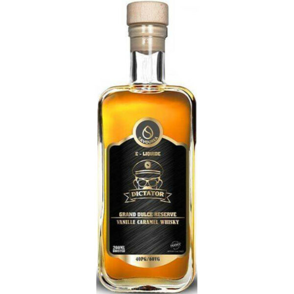 Découvrez le Grand Dulce Reserve, un e-liquide d'exception de la gamme Dictator. Savourez des saveurs complexes et équilibrées, résultat d'un processus minutieux alliant tradition et excellence.