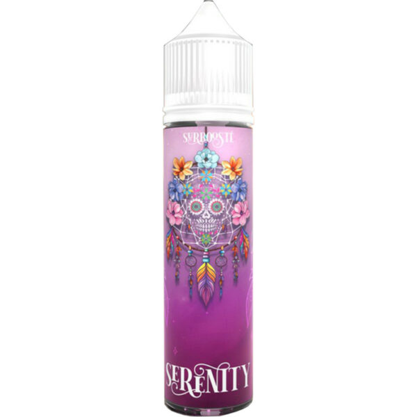 Découvrez Serenity, un e-liquide unique qui allie la fraîcheur des fruits rouges à la vivacité d'un raisin pétillant. Profitez d'une symphonie fruitée avec chaque bouffée !