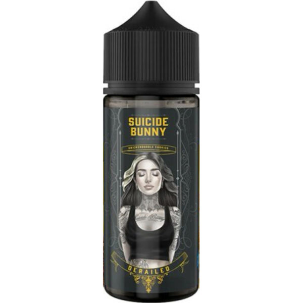 Découvrez le Derailed de Suicide Bunny, une douceur de biscuits et bananes avec une touche de cannelle. Un délice réconfortant à vapoter chaque jour !