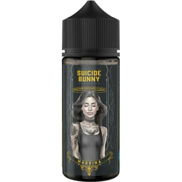 Découvrez la douceur estivale de Madrina de Suicide Bunny, un mélange délicieux de melons et de crème veloutée. Profitez d'une vape douce aujourd'hui!