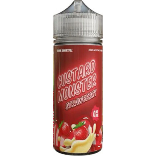 Savourez la douceur de la confiture Strawberry Custard de la gamme Jam Monster. Profitez d'une vape crémeuse et délicieuse à tout moment de la journée !