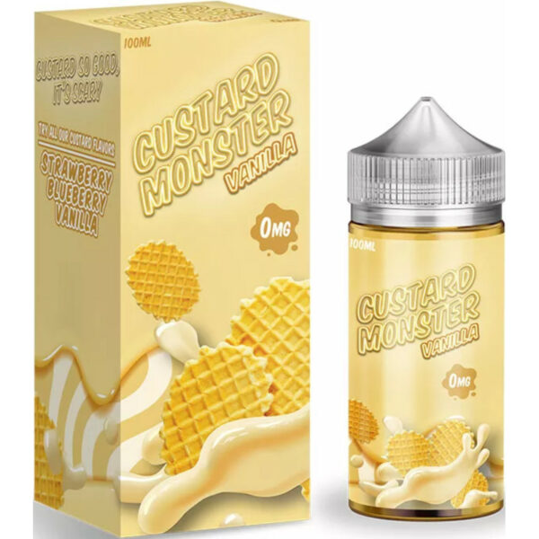 Découvrez le Vanilla Custard de la gamme Jam Monster, une combinaison onctueuse de crème et vanille. Offrez-vous une expérience de vape délicieuse aujourd'hui !