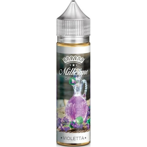 Savourez l'e-liquide Violette de Millésime, une délicieuse combinaison de fleurs et de mûres. Offrez-vous une expérience de vape raffinée!