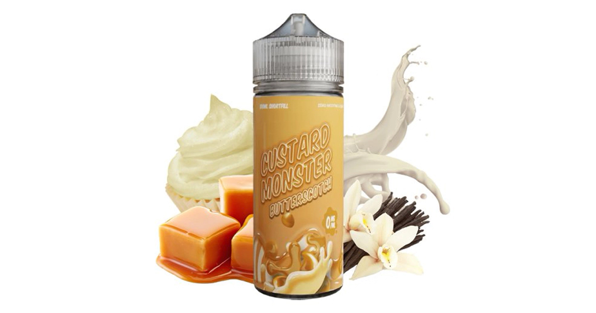 elf bar vape uk Joe's Juice Custard Pud Butterscotch 200ml Eliquid - Vanilla Caramel Cream