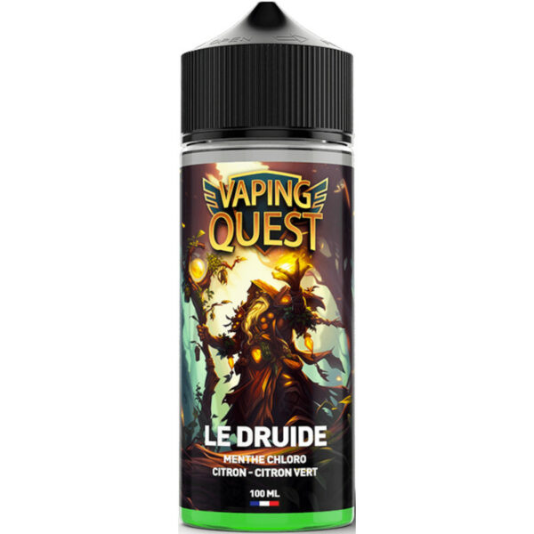 Découvrez le Druide, un e-liquide de Vaping Quest revitalisant qui évoque la fraîcheur des forêts anciennes. Offrez-vous une expérience sensorielle unique !