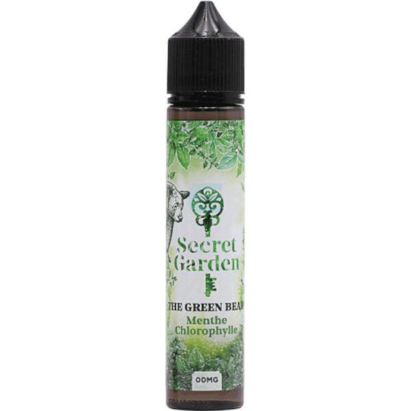 The Green Bear de Secret Garden 50ml : e-liquide français à la menthe chlorophylle douce et fraîche. Un all-day équilibré en 50/50, prêt à booster.