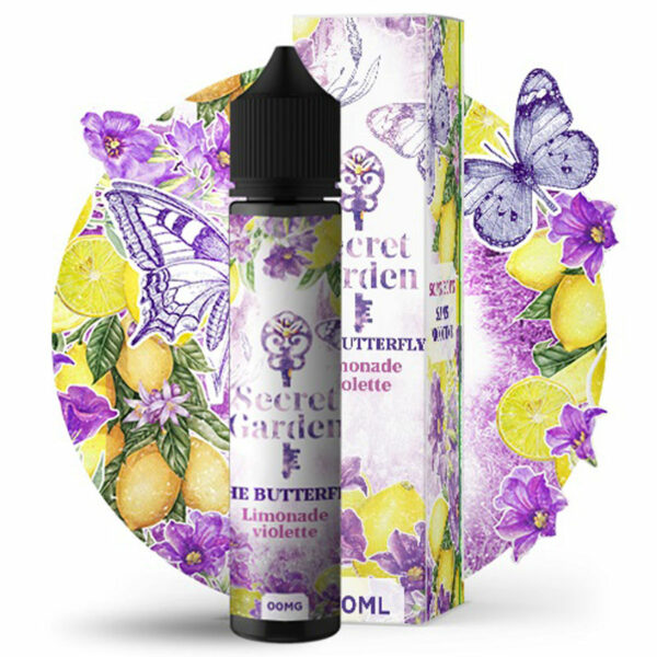 The Butterfly - Secret Garden 50ml - e-liquide limonade violette