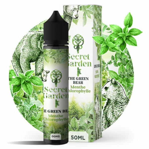 The Green Bear - Secret Garden 50ml - e-liquide menthe