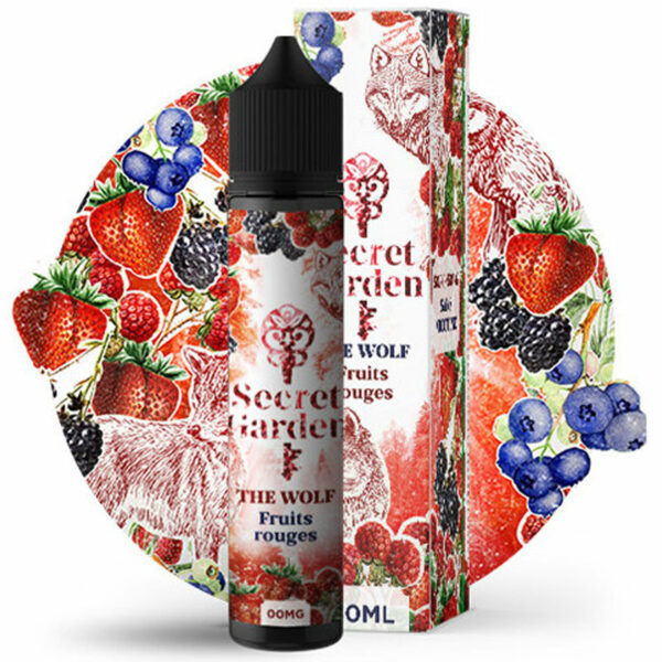 The Wolf - Secret Garden 50ml, e-liquide fruits rouges frais