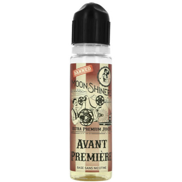 Popcorn croustillant, caramel fondant, macadamia torréfié… Avant Première de Moonshiners vous plonge dans une vape gourmande et élégante. Format 50 ml, fabriqué en France.