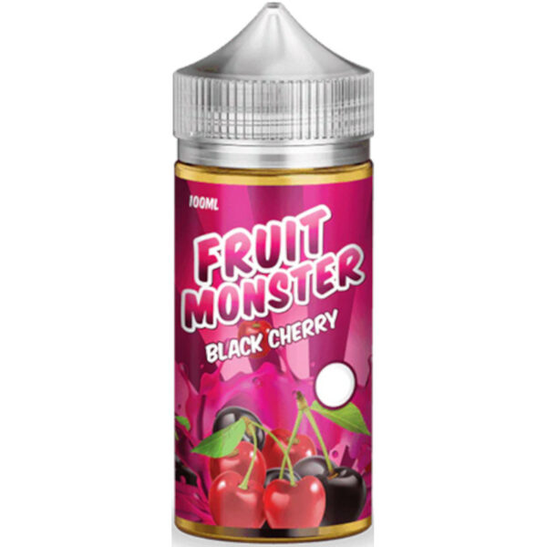 Cerise noire, douceur sucrée et vapeur abondante : découvrez Black Cherry, une pépite fruitée signée Fruit Monster. Format 100 ml, prêt à booster.