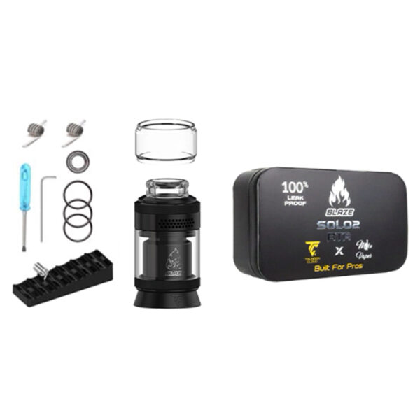 Blaze Solo 2 RTA Thunder Cloud x Mike Vapes boite