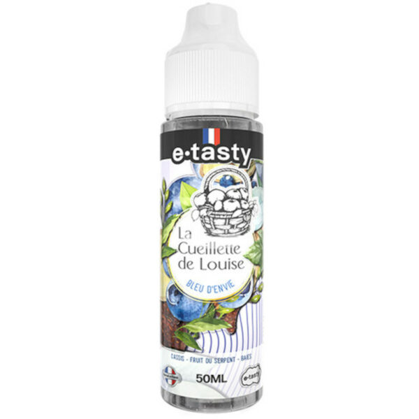 Cassis, baies sauvages et fruit du serpent s’invitent dans Bleu d’Envie, un 50 ml 100 % végétal signé e.Tasty. Une création à booster selon vos envies.