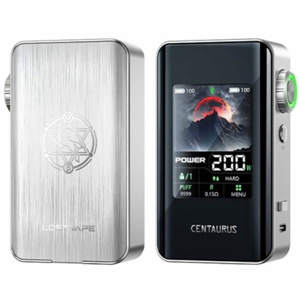 Box Centaurus BT200 Lost Vape platinium crest