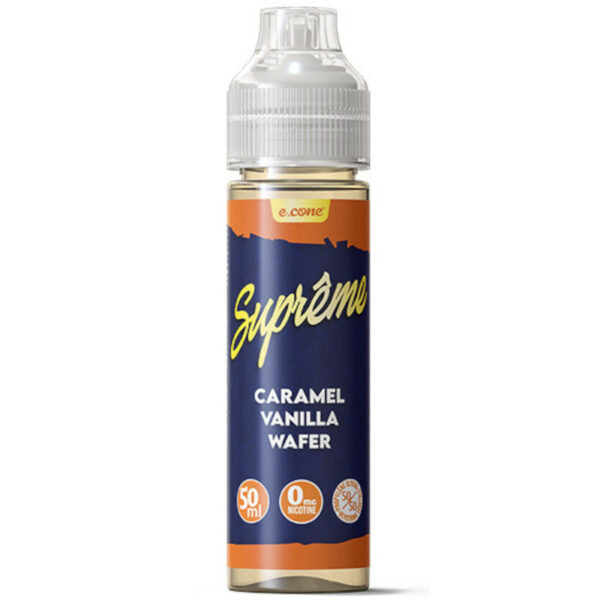 Gaufrette dorée, vanille onctueuse et caramel fondant : Caramel Vanilla vous offre un moment sucré inoubliable signé E-cone.