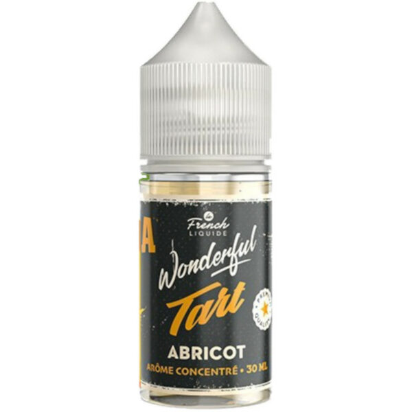 Abricot rôti, caramel doux et pâte sablée dorée : succombez au concentré Abricot 30 ml de la gamme Wonderful Tart, signé Le French Liquide.