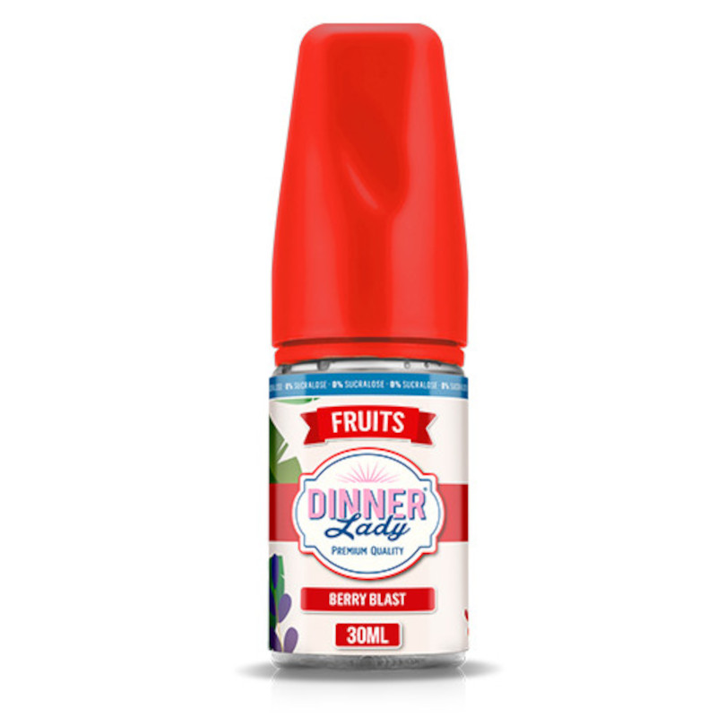 Un duo cerise-framboise, sans sucre ajouté, conçu pour les puristes du fruité. Découvrez Berry Blast 0% par Dinner Lady, en 30 ml, pour vos recettes DIY.