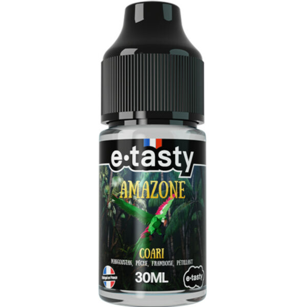Succombez au concentré Coari Amazone par E.Tasty : une limonade intense sublimée par le mangoustan, la pêche et la framboise. Format 30 ml.