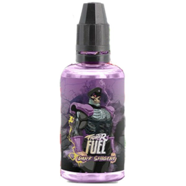 Cassis ténébreux, grenade vive et fraise adoucie par la fraîcheur : découvrez Dark Shigeri, concentré 30 ml Fighter Fuel de Maison Fuel.