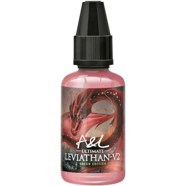 Vapez la puissance de la fraise avec Leviathan V2 Green Edition. Une version sans sucralose du concentré Ultimate, pure et intensément fruitée. Format 30 ml.