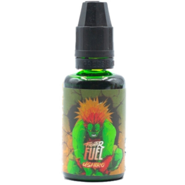 Litchi suave, ananas vif et fraîcheur animale : Ushiro, concentré 30 ml de la gamme Fighter Fuel signé Maison Fuel, libère la bête en vous.