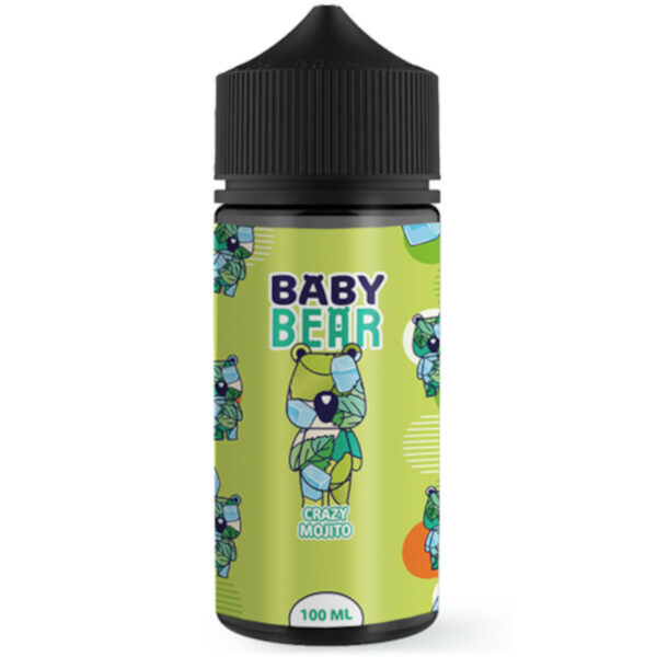 Crazy Mojito de Baby Bear associe citron vert, menthe et sucre dans une recette ultra fraîche et équilibrée. Format 100 ml, plaisir garanti.