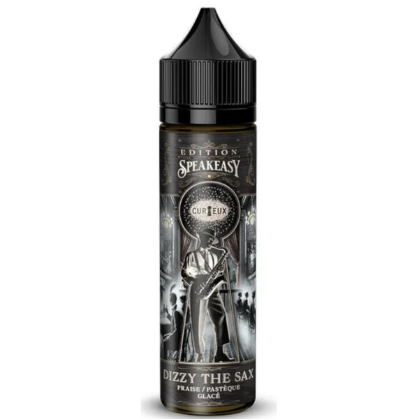 Laissez-vous emporter par Dizzy The Sax de Curieux : un duo fraise/pastèque rafraîchissant sur base végétale, en format 50 ml boosté.