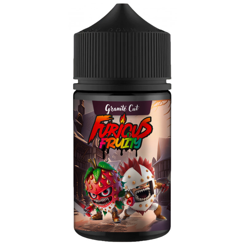 Granite Cut 50 ml, l’e-liquide Made in Vape au litchi et à la fraise avec une touche fraîche. Un smoothie intense et équilibré pour une vape pleine de caractère.