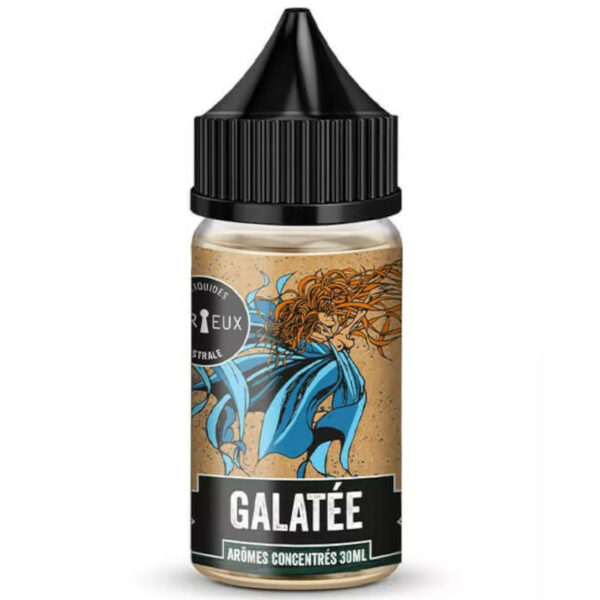 Le concentré Galatée (30ml) de Curieux mêle litchi juteux, fruits rouges acidulés et fraîcheur vive dans une recette fruitée et végétale. Un must DIY signé Édition Astrale.