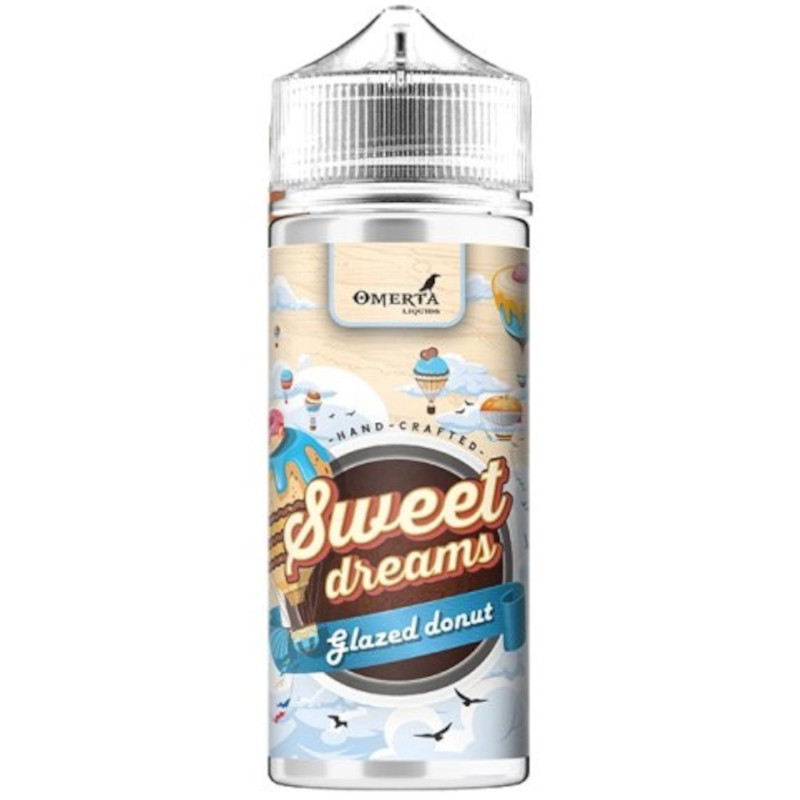 Craquez pour Glazed Donut de Omerta Liquids, une pâtisserie liquide au beignet moelleux, crème bavaroise et glaçage sucré, en 100 ml.
