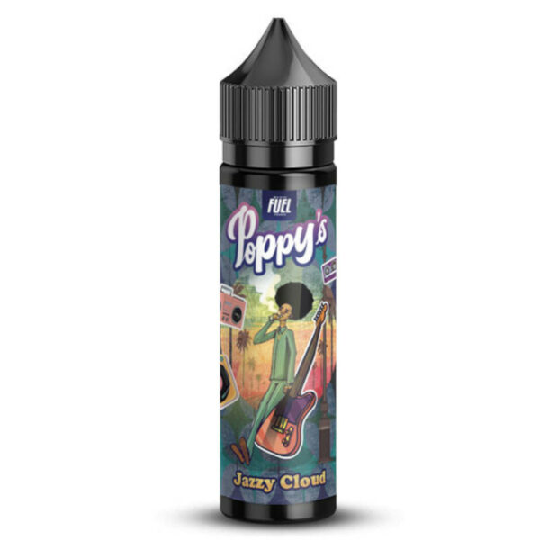 Jazzy Cloud Poppy's mêle les fruits tropicaux à la fraîcheur : ananas, goyave et mangue dans un format 50 ml au ratio 50/50. Un délice à vaper venu des tropiques.
