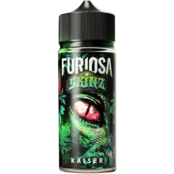 Kaiser Furiosa Skinz Vape 47 vous offre un trio fruité audacieux : fraise, kiwi et acérola. Grand format 80 ml, PG/VG 30/70, jusqu’à 6 mg/ml avec boosters.