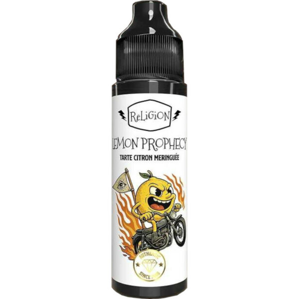 Citron acidulé, meringue fondante, biscuit sablé : découvrez Lemon Prophecy de Religion Juice, un dessert liquide tout en équilibre.