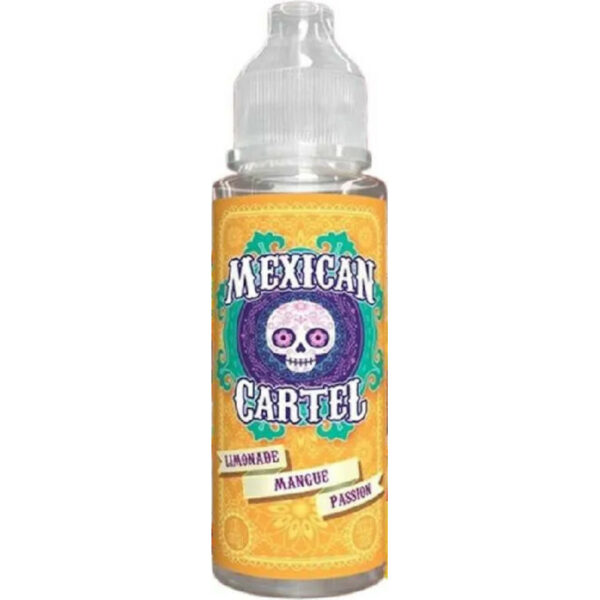 Découvrez la fraîcheur exotique d’une limonade mangue passion signée Mexican Cartel, en format 100 ml prêt à booster.