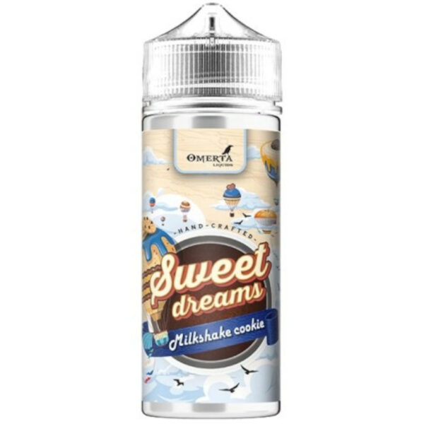 Laissez-vous envelopper par Milkshake Cookie de Omerta Liquids, une recette onctueuse de lait, crème et biscuit au beurre en format 100 ml.