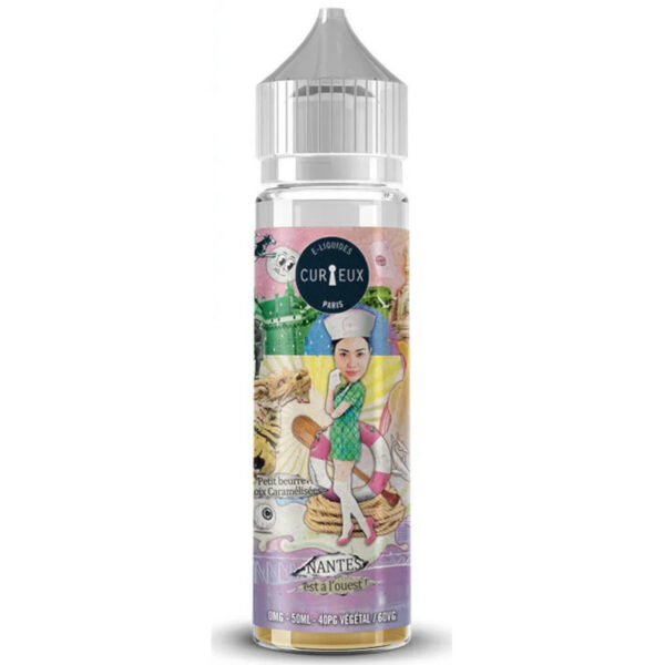 Avec son duo petit beurre et noix caramélisées, Nantes est à l’Ouest de Curieux offre une vape chaleureuse et gourmande en 50 ml.