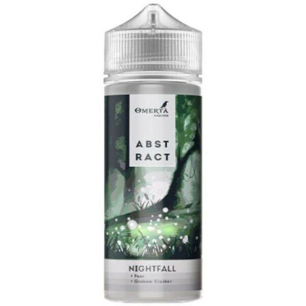 Savourez Nightfall 100 ml de Omerta Liquids, un mélange réconfortant de poire juteuse, crème veloutée et biscuit Graham beurré. Format à booster.