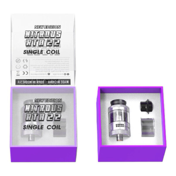 Nitrous RTA New Edition Damn Vape 22mm boite