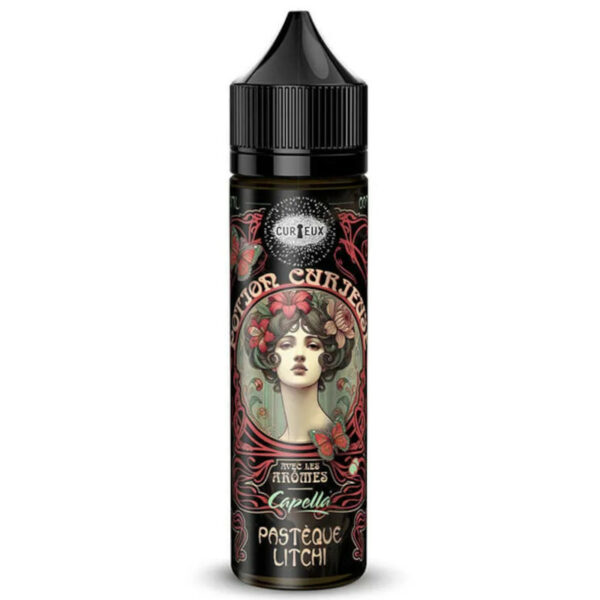 Curieux dévoile Pastèque Litchi, une potion fruitée et subtile aux arômes d’été. Vape légère et naturelle en 50 ml sur base végétale.