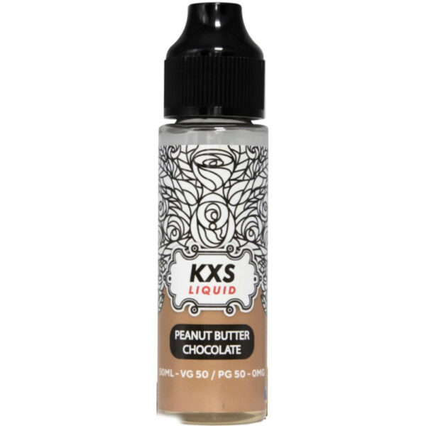 Beurre de cacahuète fondant et chocolat onctueux : découvrez Peanut Butter Chocolate de KXS Liquid, une recette 50 ml aussi réconfortante que savoureuse.