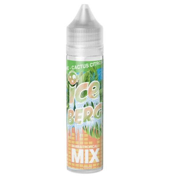 Découvrez l’équilibre parfait entre fruits d’été, touche végétale et fraîcheur avec Pêche Cactus Citron 50 ml de la gamme Iceberg Mix par O’Jlab.
