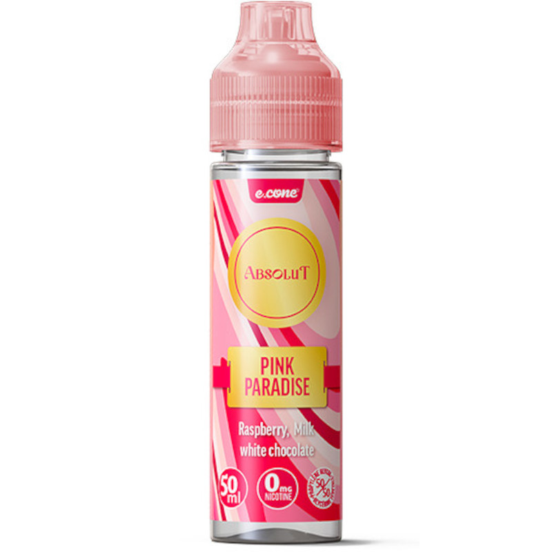 Framboise acidulée, vanille fondante et chocolat blanc sucré dans une vape dessert délicieuse. Pink Paradise vous fait fondre de plaisir.