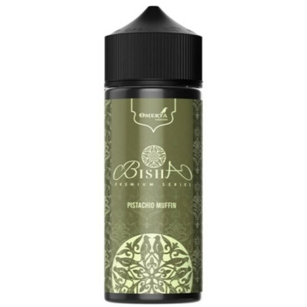Savourez Pistachio Muffin par Omerta Liquids : un délicieux muffin à la pistache en version e-liquide 100 ml, parfait pour une vape douce et régulière.