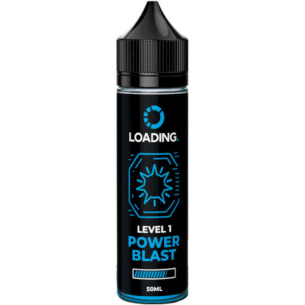Power Blast de Loading mêle passion, limonade et cassis dans un combo électrique. Un fruité boosté à bloc pour lancer la partie.