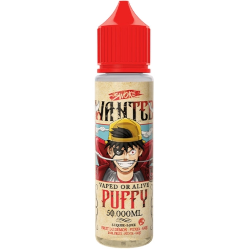Pitaya juteux, goji acidulé et Fruit du Démon sucré : Puffy de Swoke est un concentré de puissance fruitée tout droit sorti de l’univers Wanted.